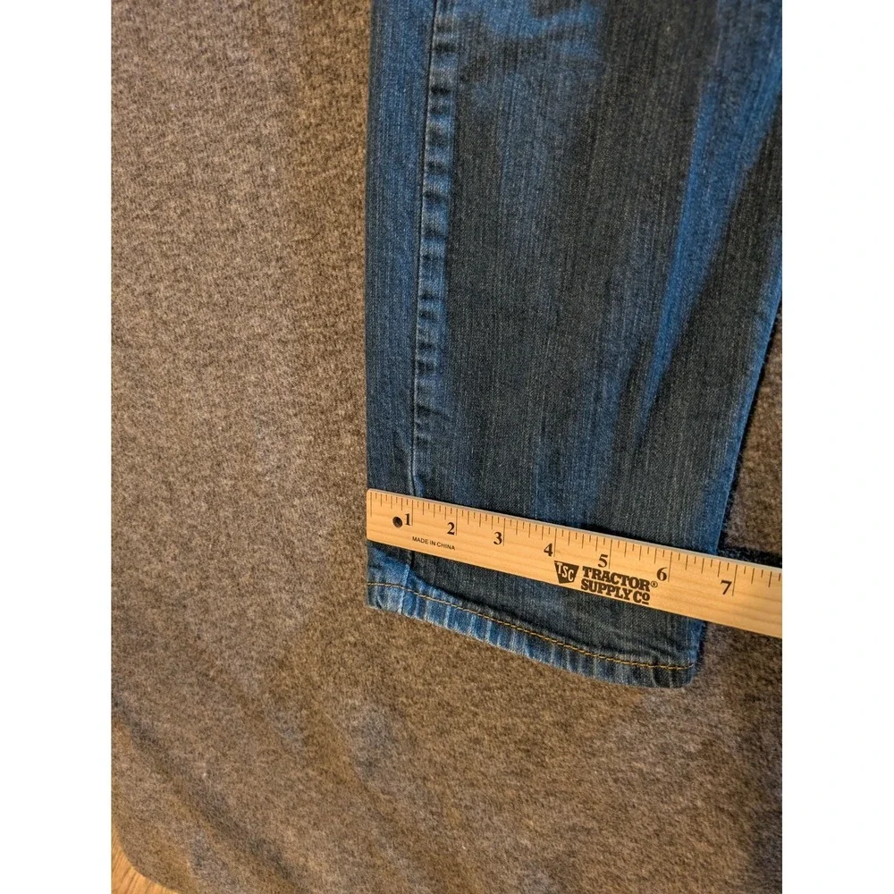 Levis 502 Jeans Mens 34x32 Medium Blue Denim Regular Taper Comfort Stretch